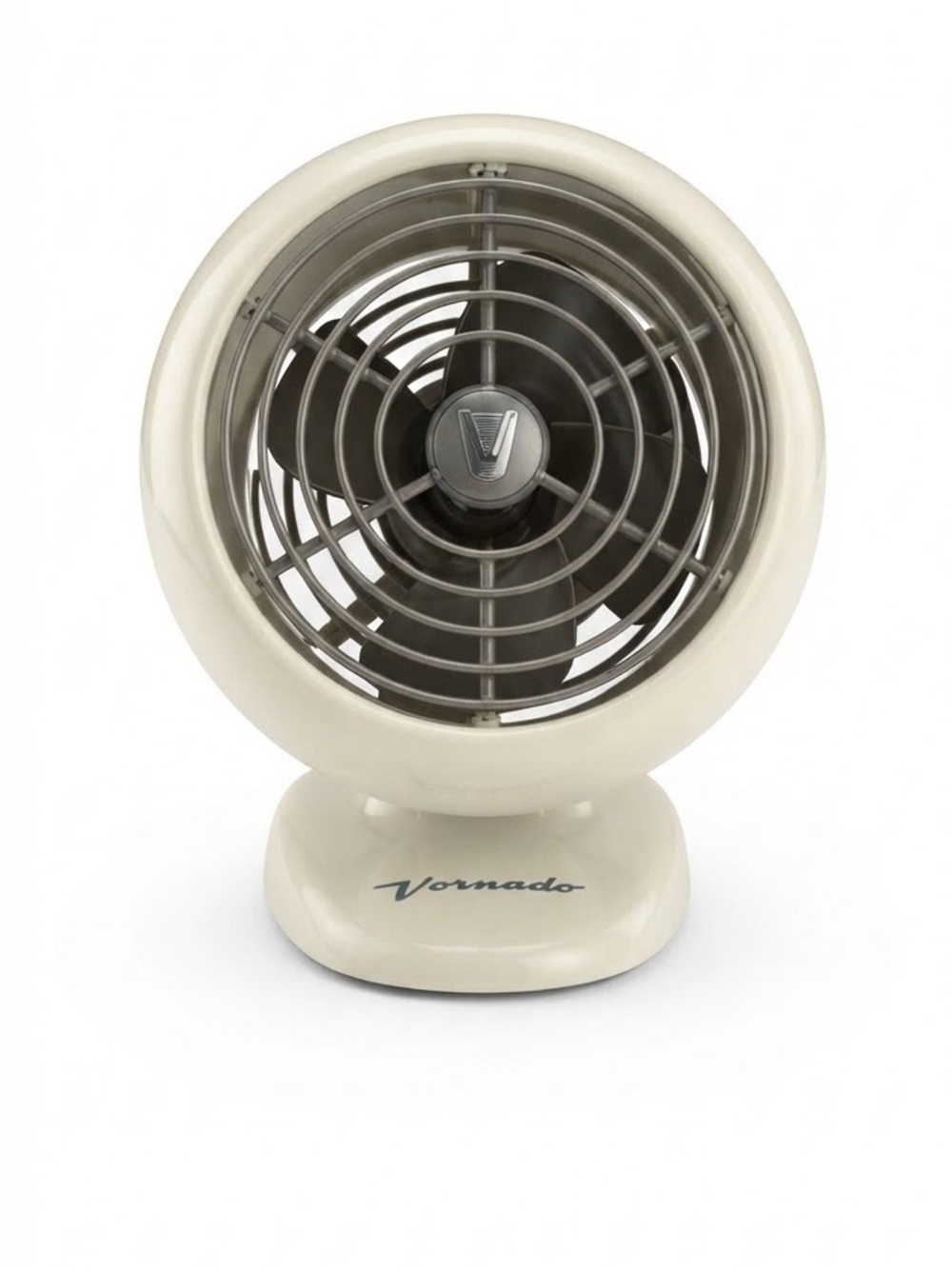 Vornado VFAN Mini Classic Vintage Air Circulator Fan in a cream or vintage white